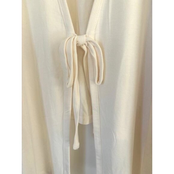 TORRID Super Soft Tie-Front Cardigan Plus Size 4X Long Sleeve Ivory NWT - Picture 3 of 9